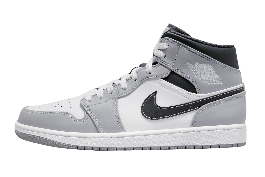 Jordan 1 Mid Light Smoke Grey (GS)