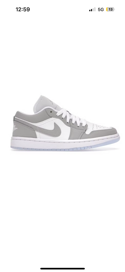 Jordan 1 Low Wolf Grey (Women’s)