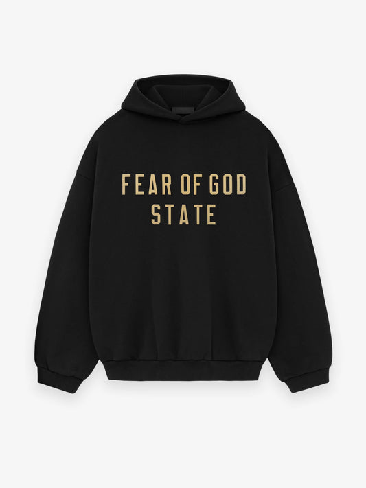 Fear Of God Essentials Fleece Hoodie Black