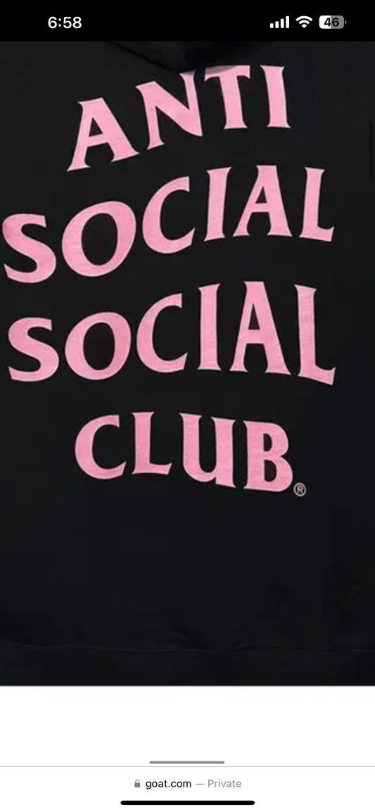 Anti Social Club Everyone In La tee Black