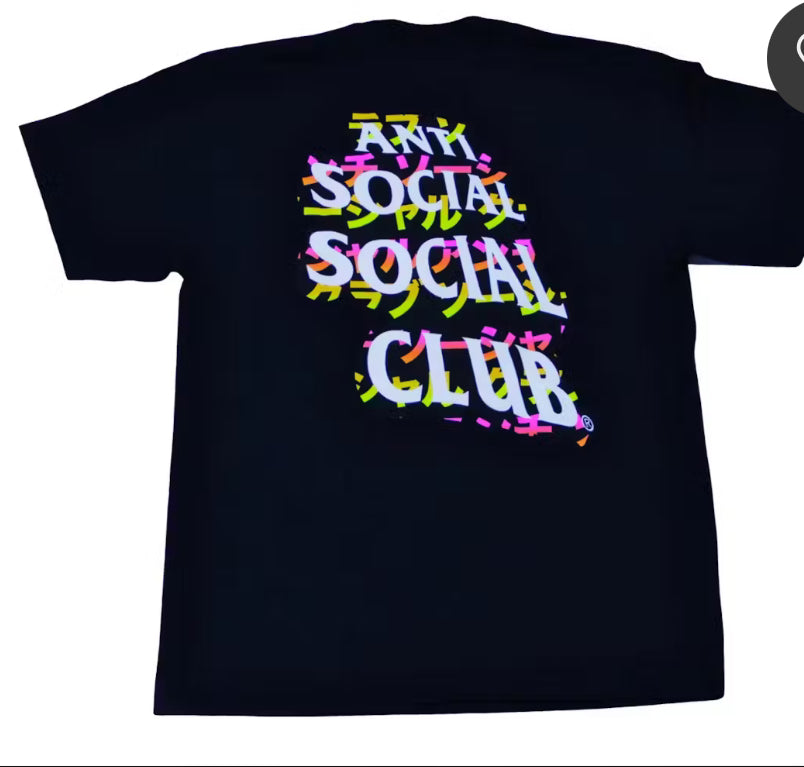 Anti Social Club Twisted Quickness Tee -Black